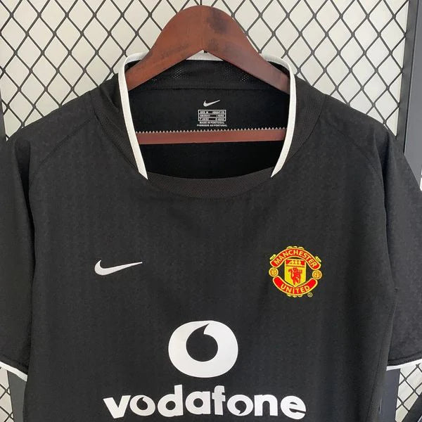Manchester United 2003-2004 Retro Away Jersey Personalized PL UCL Patch