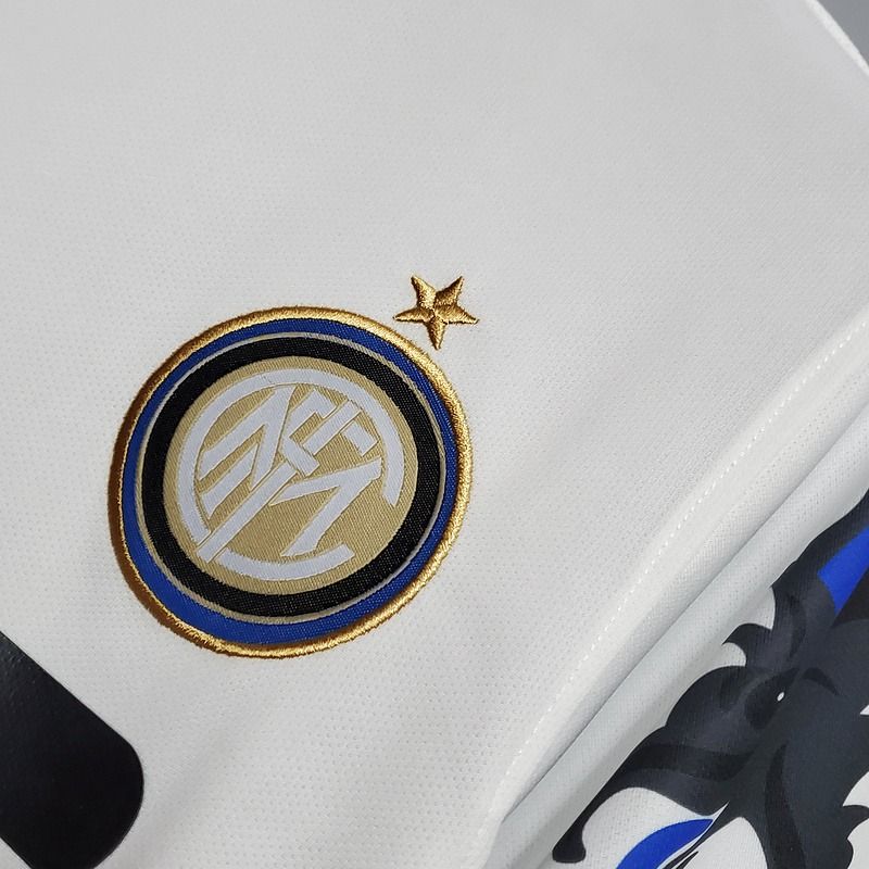 Inter Milan 2009-2010 Retro Away Short Sleeve Jersey Serie A UCL Patch Personalized Rare Treble Mourinho