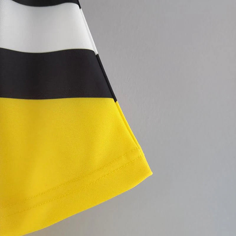 Borussia Dortmund 1989 Retro Yellow Home Short Sleeve Jersey Personalized Rare Collector