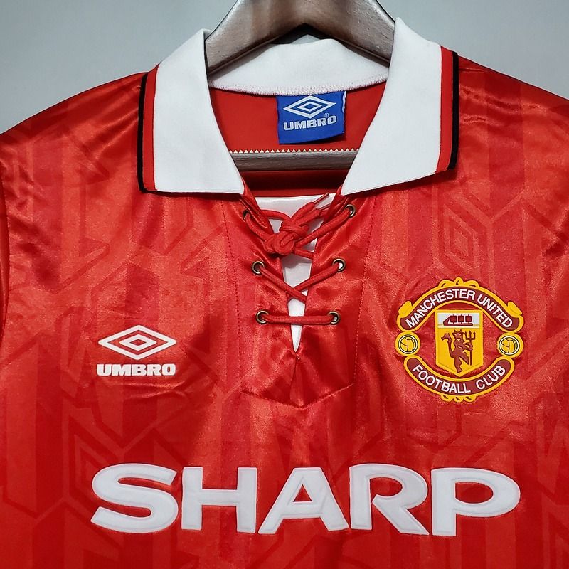 Manchester United 1992-1994 Retro Home Jersey Personalized Rare Collector