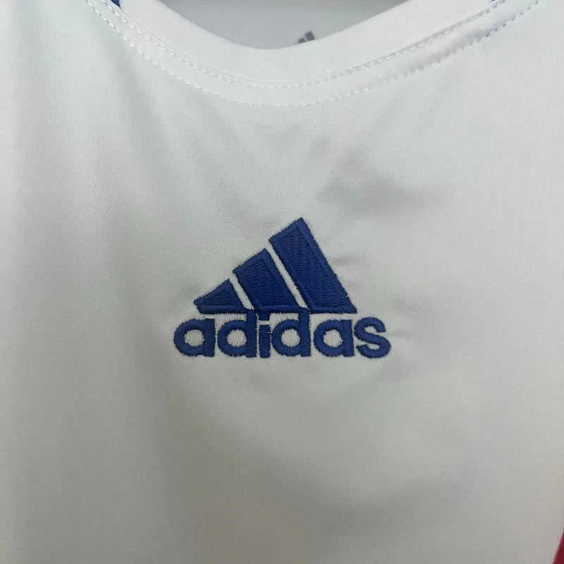 Olympique Lyonnais 2010-2011 Retro Home Short Sleeve Jersey Personalized Ligue 1 UCL Patch