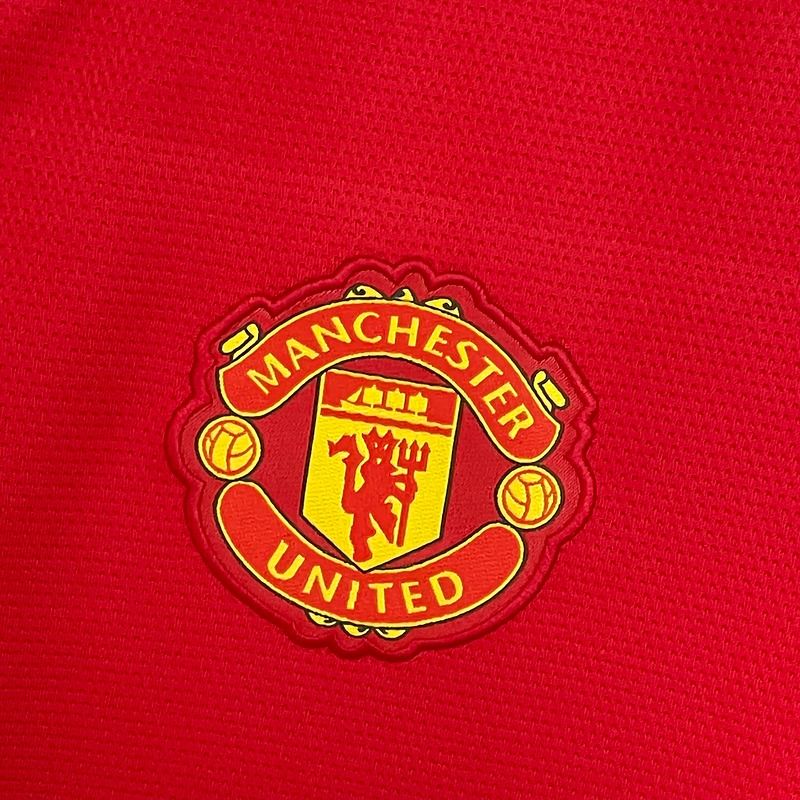 Manchester United 2021-2022 Retro Home Short Sleeve Jersey Personalized PL Patch Rare