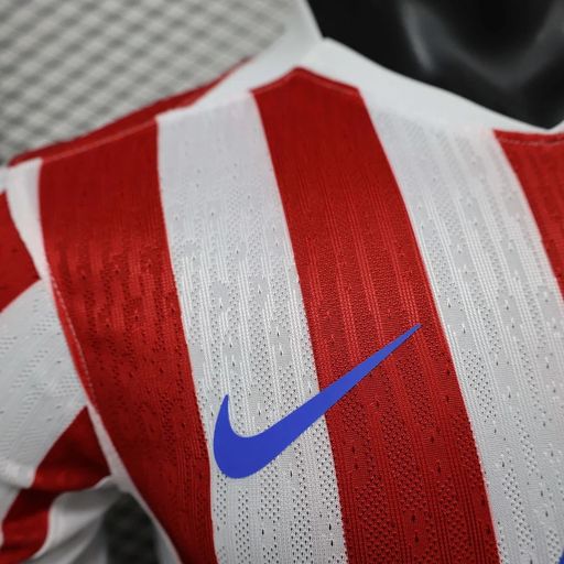 Atlético Madrid 2025-26 Home Jersey – Custom Name & Number | Short Sleeve | S–2XL