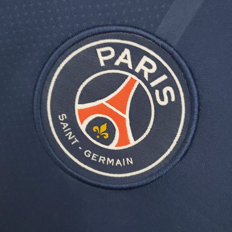 PSG 2021-2022 Retro Home Short Sleeve Jersey Personalized UCL Ligue 1 Patch