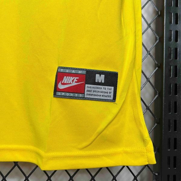 Brazil 1998 Retro Home Short Sleeve Jersey FIFA World Cup Patch Personalized Rare Ronaldo Rivaldo