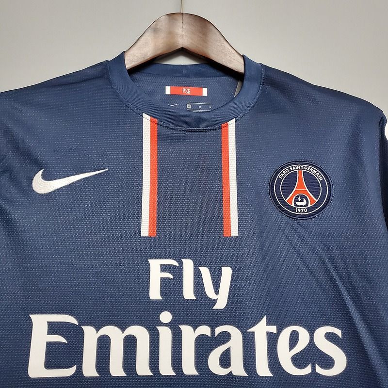PSG 2012-2013 Retro Home Short Sleeve Jersey #32 Beckham Ligue 1 Patch Personalized Rare