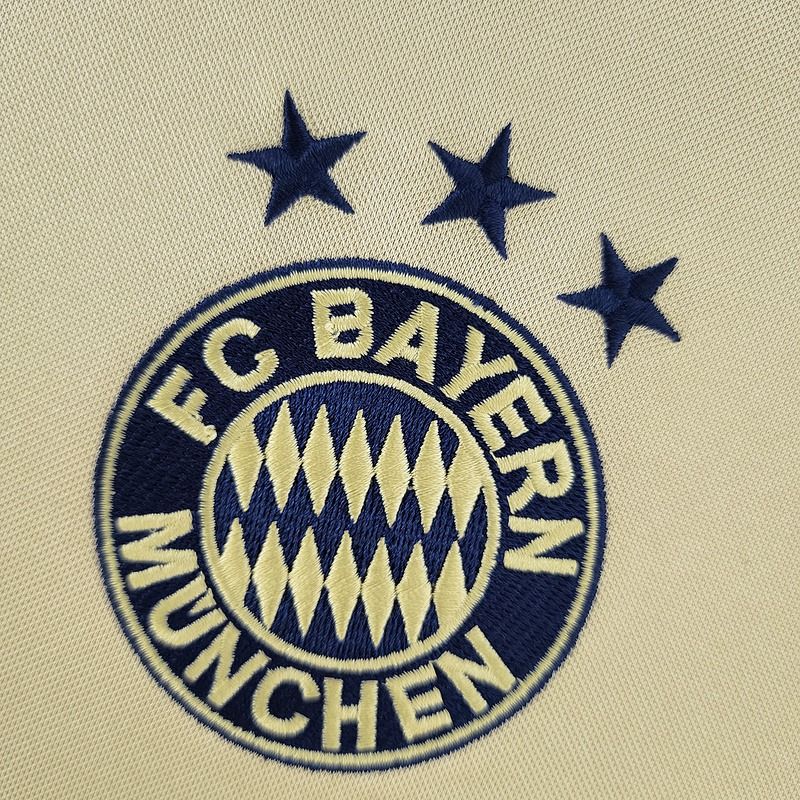 Bayern Munich 2003-2004 Retro Away Short Sleeve Jersey #13 Ballack Bundesliga Patch Personalized Rare