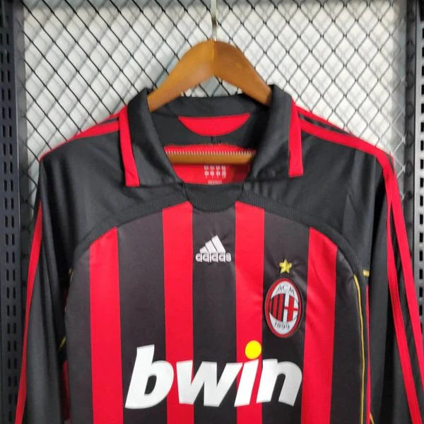 Retro AC Milan 2006-07 Home Jersey Long Sleeve #99 Ronaldo