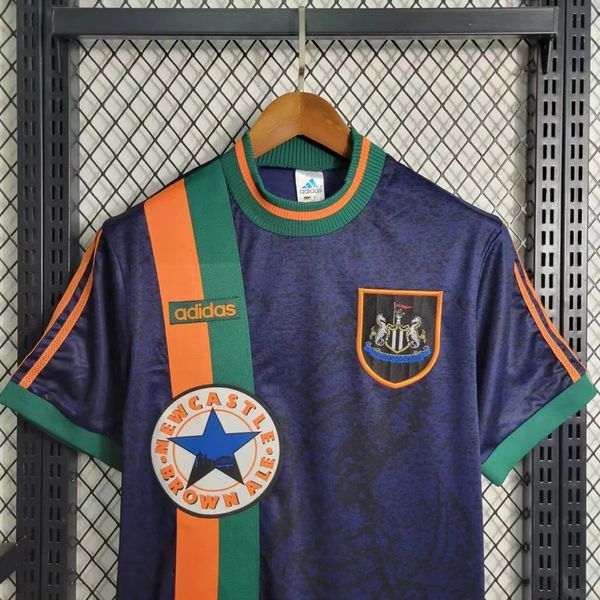 Newcastle United 1997-1998 Retro Away Short Sleeve Jersey Personalized Rare Collector
