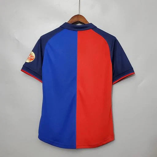 FC Barcelona 1999 Centenary Retro Home Jersey | Custom Name & Number | La Liga & UCL