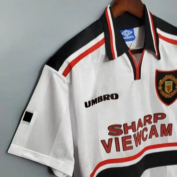 Manchester United 1997-1998 Retro Away Short Sleeve Jersey Personalized Rare Collector