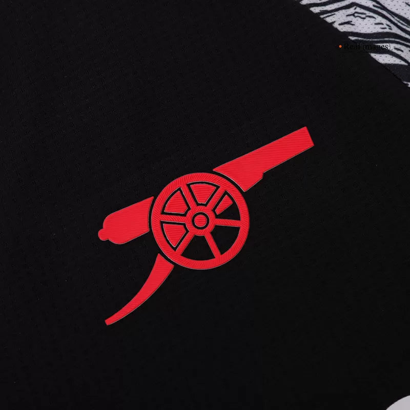 Arsenal FC 2024-2025 Authentic Away Jersey | Custom Name & Number Men's Match Shirt - Short Sleeve Labrum London Edition with Optional UCL or Premier League Patches