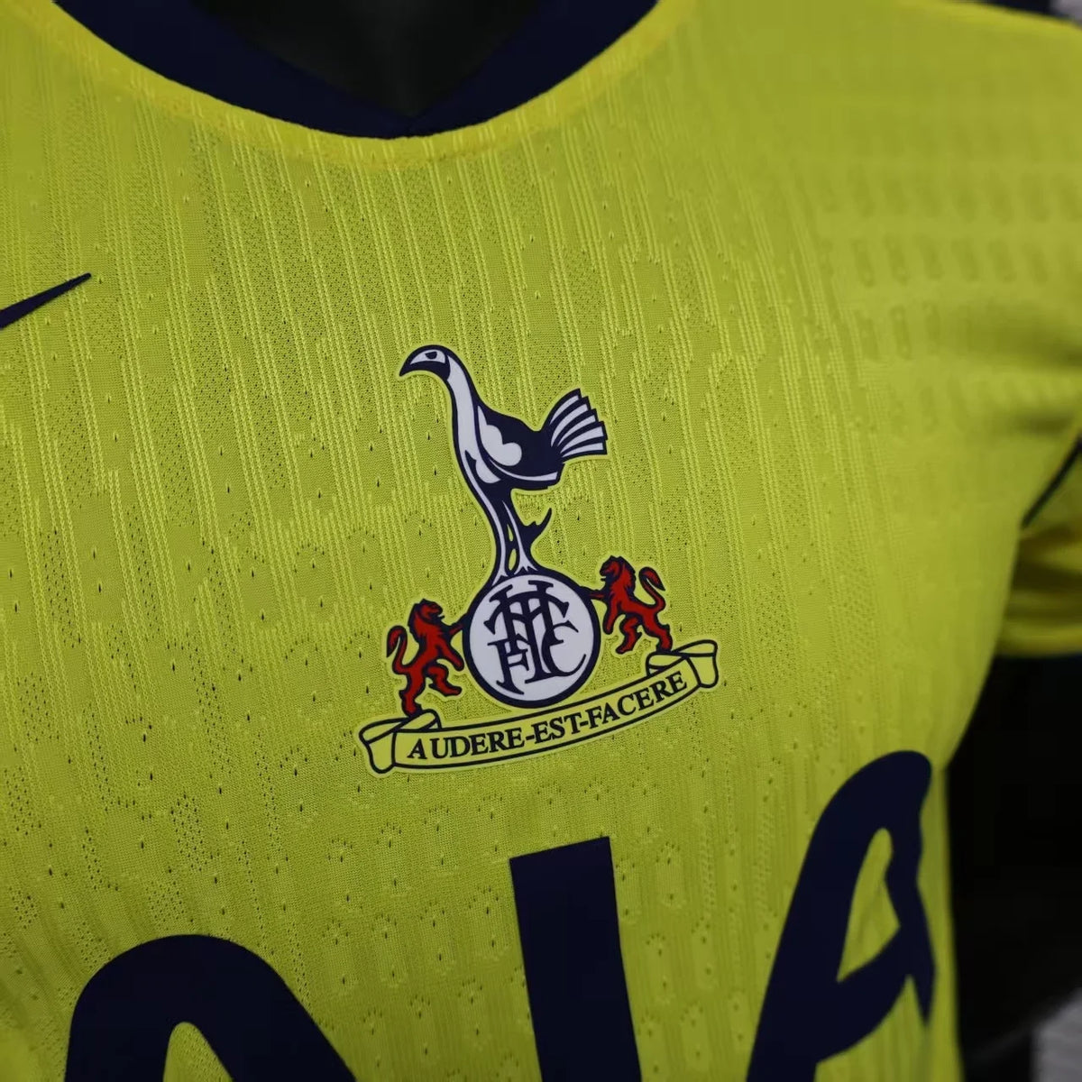 Tottenham Hotspur 2025-2026 Third Jersey Player Version #11 Mathys Tel Short Sleeve Premier League Patch Personalized