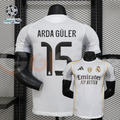 2025/26 Real Madrid Player Version Home White Jersey #15 Arda Guler UCL Personalized
