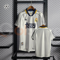1998/00 Real Madrid Retro Home Jersey UCL & La Liga Patch Personalized
