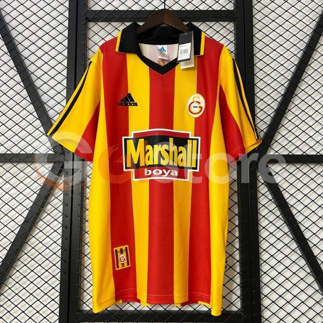 Galatasaray 1999-2000 Retro Home Short Sleeve Jersey #10 Hagi Personalized