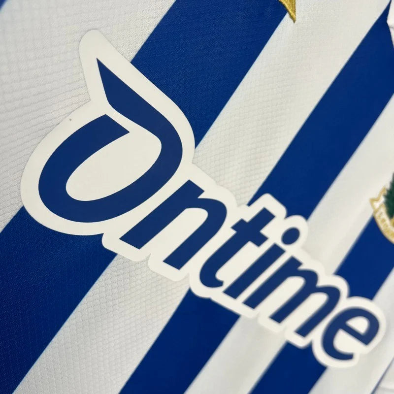 2025-2026 CD Leganés Fan Version Home Short Sleeve Jersey Personalized La Liga Patch