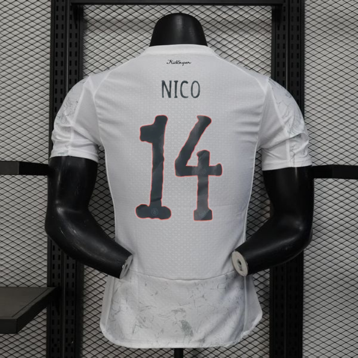 Man City 2025-26 Away Player Jersey Nico #14