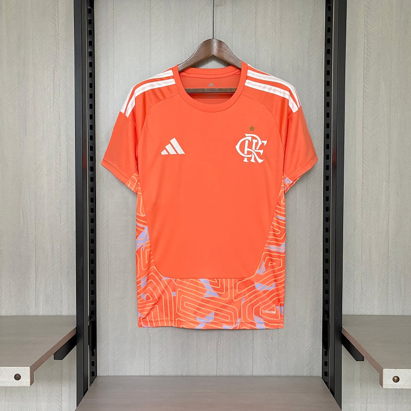 Flamengo 2026-27 Goalkeeper Jersey – Orange | Short Sleeve