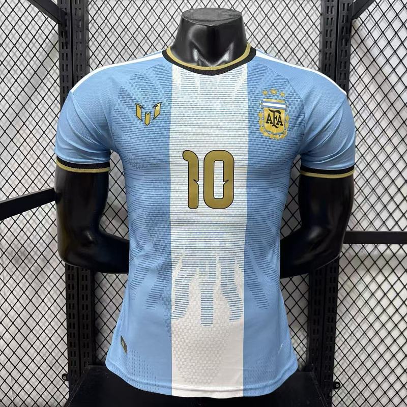 Argentina 2026 Home Player Version Jersey #10 Messi Special Edition Personalized S-3XL