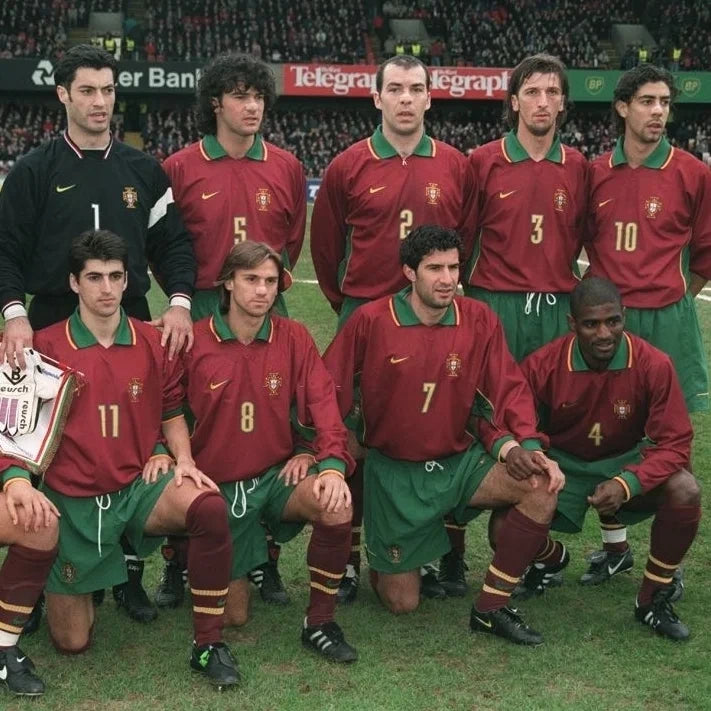 Portugal 1998 Retro Home Jersey