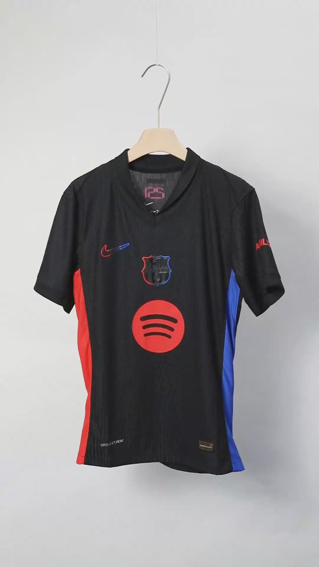 FC Barcelona 2024-25 Black Professional Jersey | #19 Lamine Yamal | La Liga