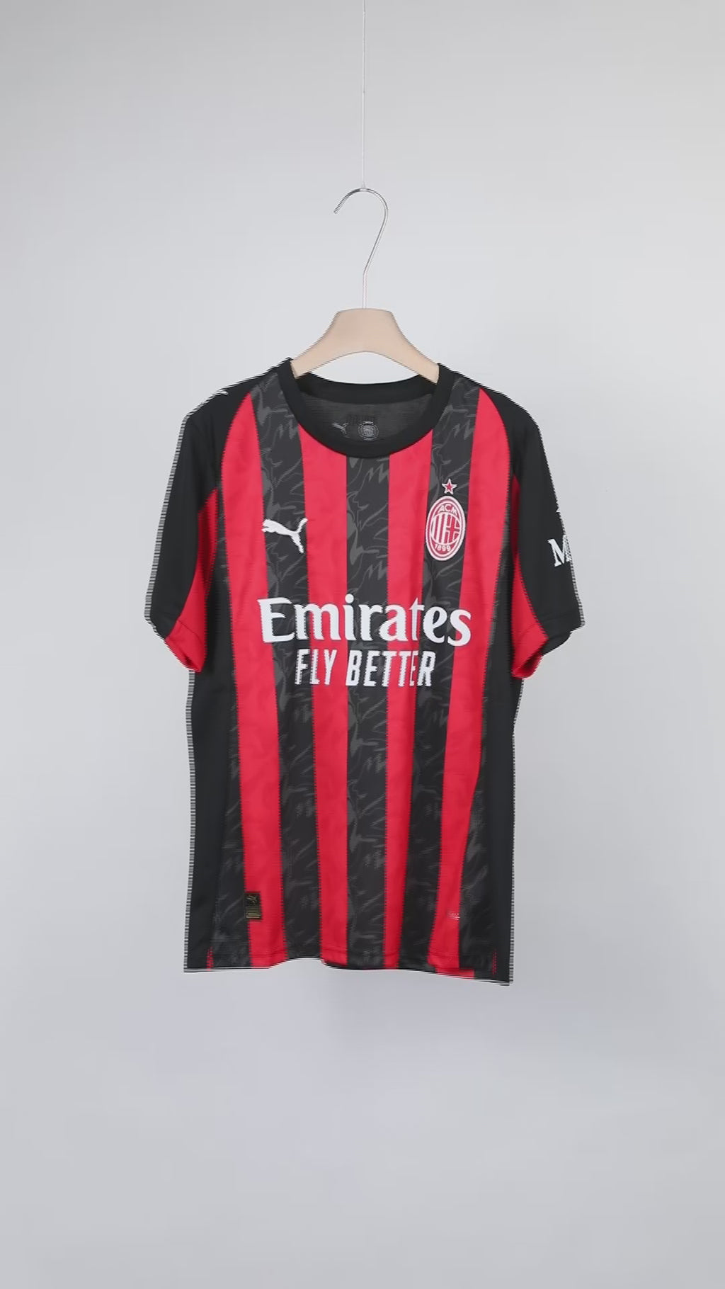 AC Milan 2025-26 Home Jersey Short Sleeve Custom