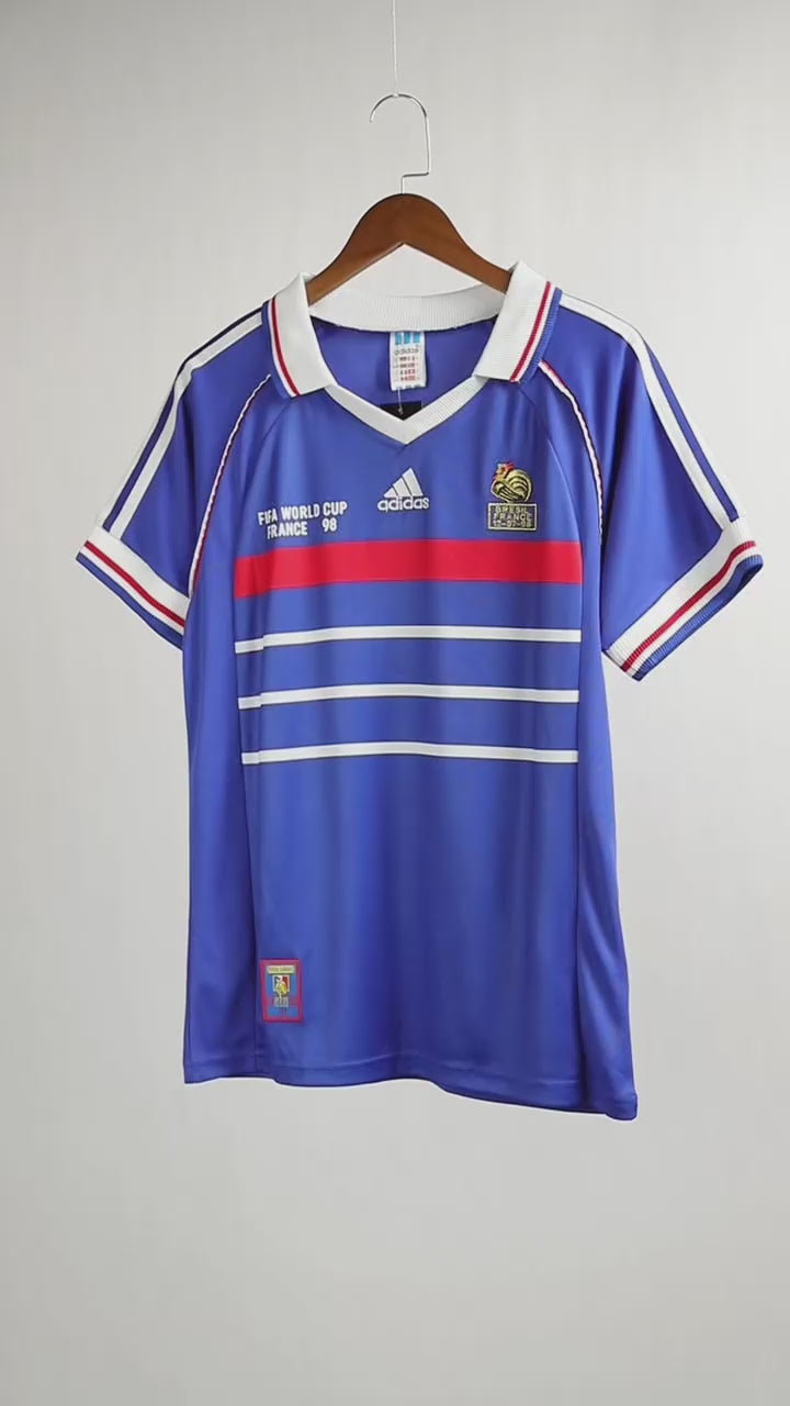 France 1998 Home Retro Jersey