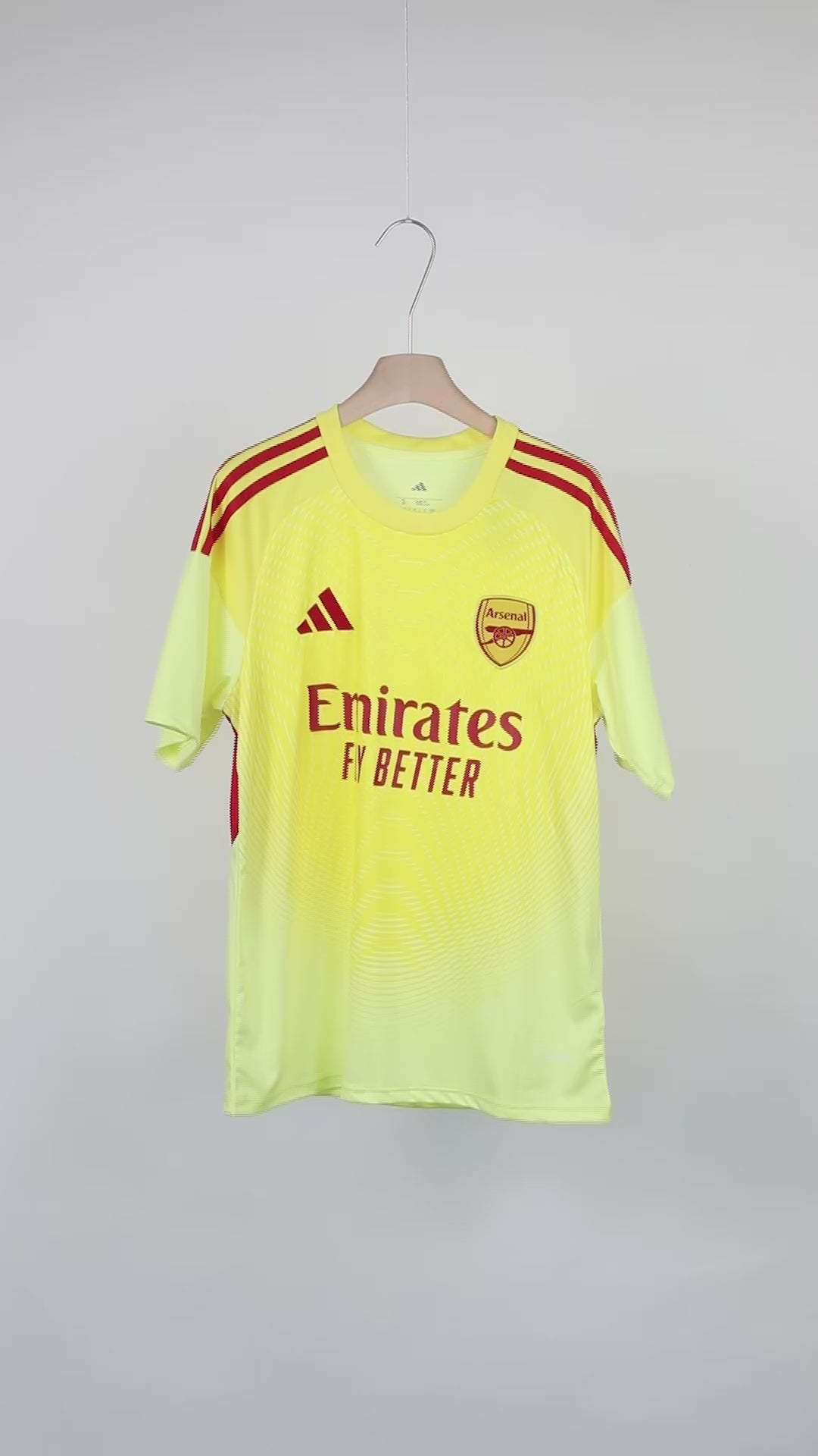 Arsenal FC 2025-2026 Goalkeeper Jersey | Custom Name & Number Men's Fan Shirt - Short Sleeve Tiro Edition with Optional UCL or Premier League Patches