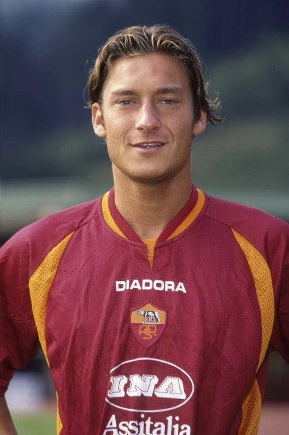 Retro AS Roma 1997-98 Home Jersey Short Sleeve #10 Totti