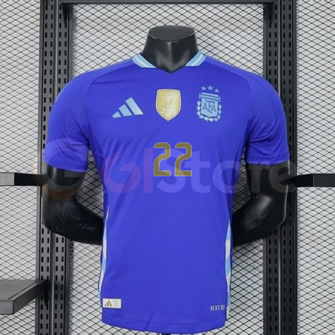 Argentina 2024 Away Player Jersey L. Martinez #22