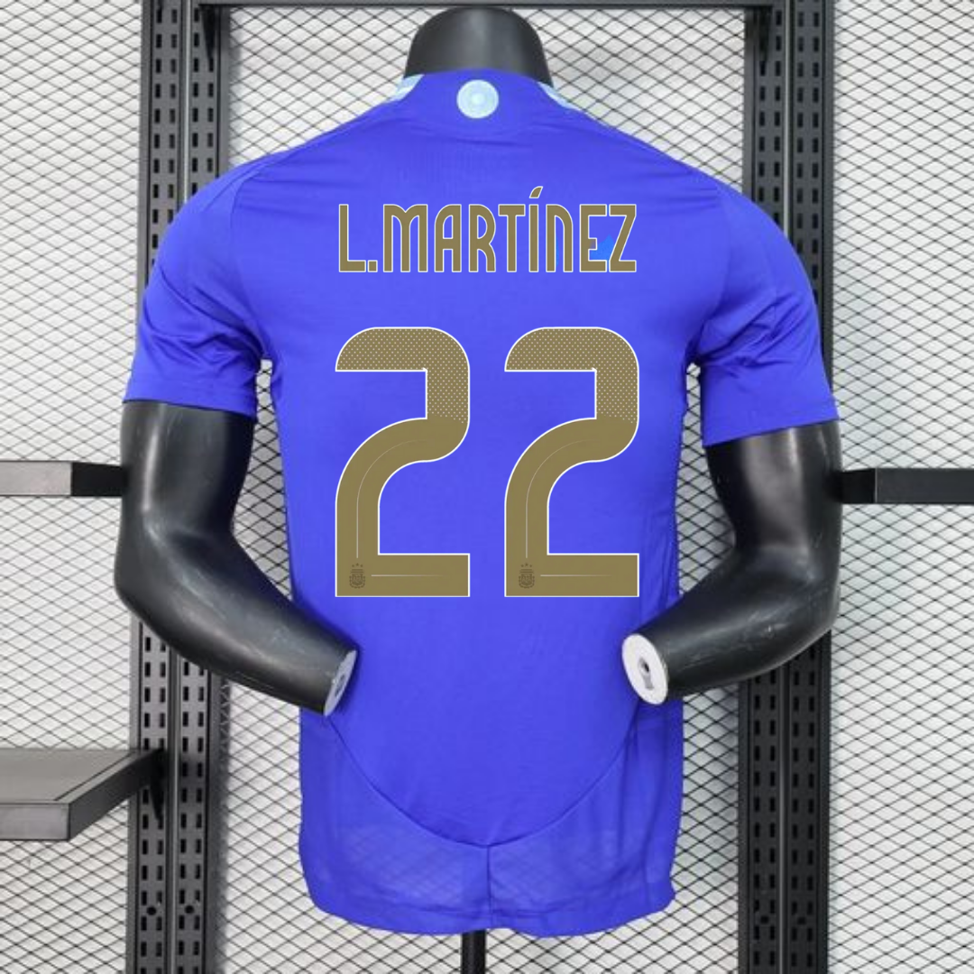 Argentina 2024 Away Player Jersey L. Martinez #22
