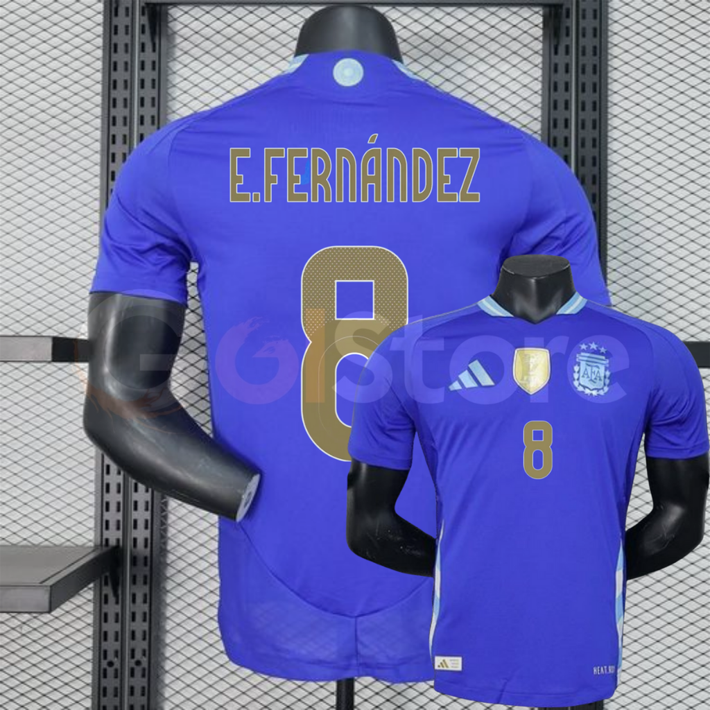 Argentina 2024 Away Player Jersey E. Fernandez #8