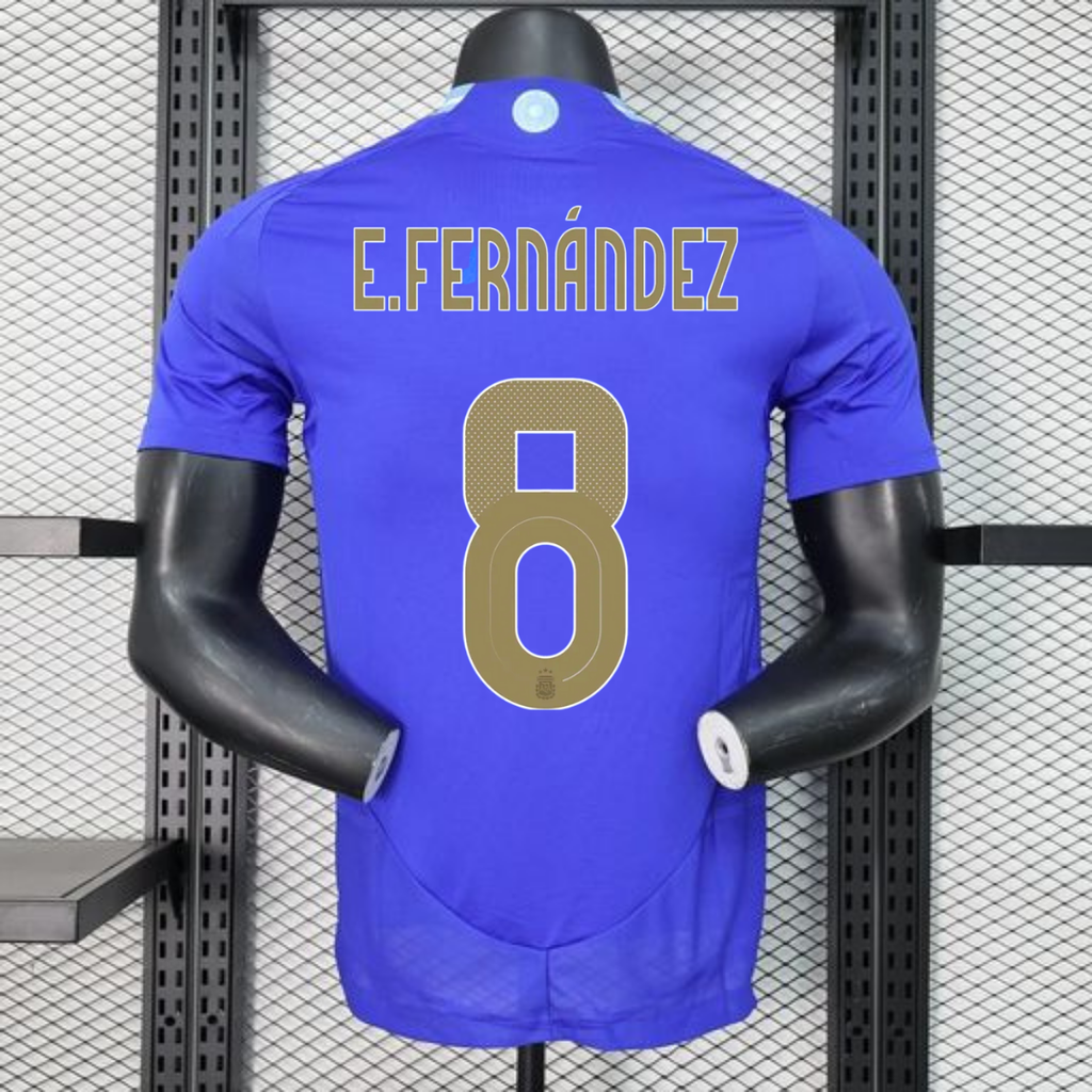 Argentina 2024 Away Player Jersey E. Fernandez #8