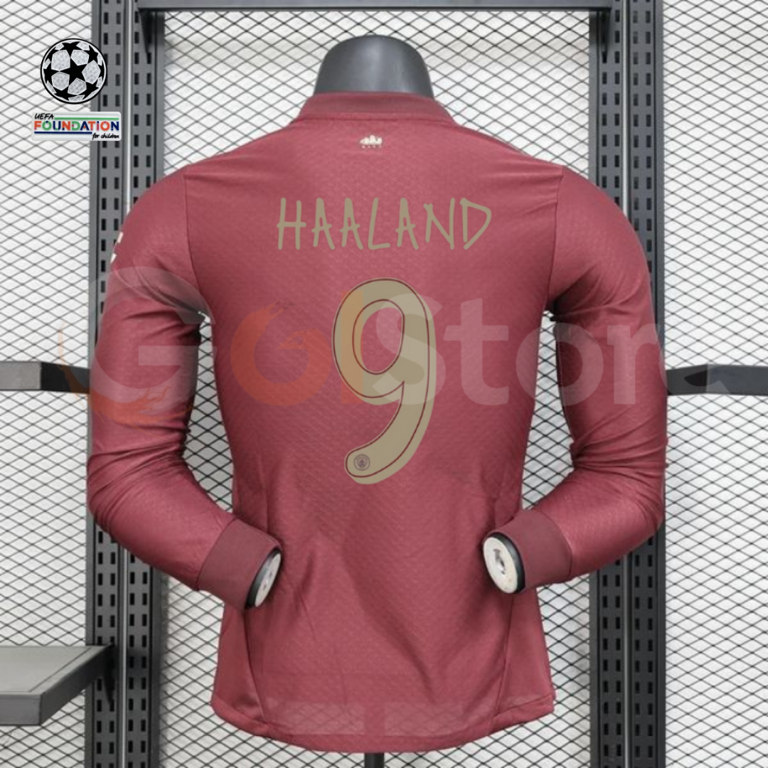 Man City 24-25 Third Long Sleeve Jersey Haaland #9