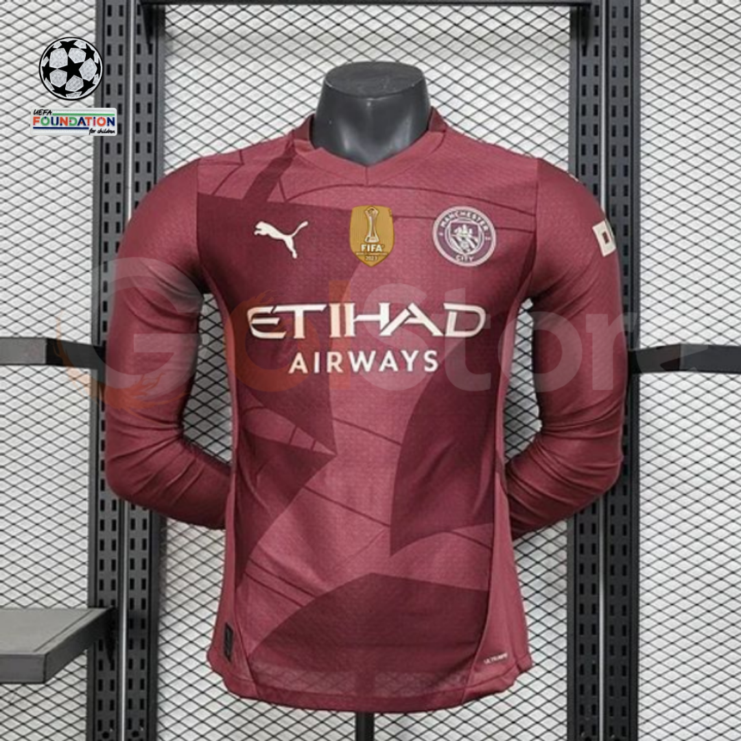 Man City 24-25 Third Long Sleeve Jersey Haaland #9