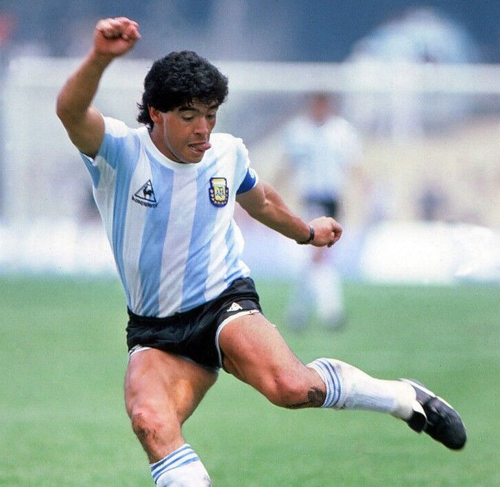 Argentina 1986 World Cup Home Retro Short Sleeve Jersey #10 Maradona Personalized S-2XL