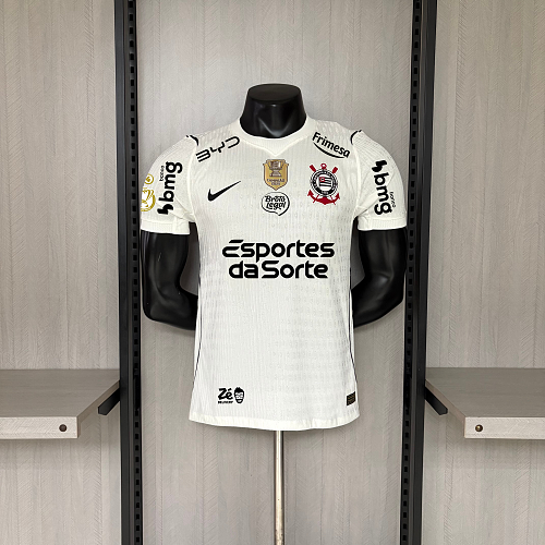 Maillot de football domicile des Corinthians version joueur 2026/27 – Édition match sponsorisée unisexe S–3XL