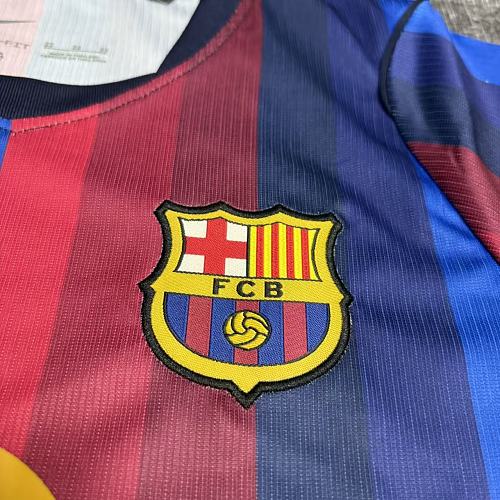 Kids FC Barcelona 2026-27 Home Jersey | Custom Name & Number | UCL or La Liga Patch | Sizes 16–28
