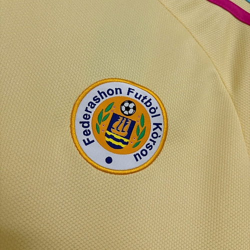 Maillot de football Curaçao Extérieur 2026 Commémoratif : T-shirt de football à collectionner, T-shirt unisexe avec impression personnalisée nom et numéro - Manches courtes