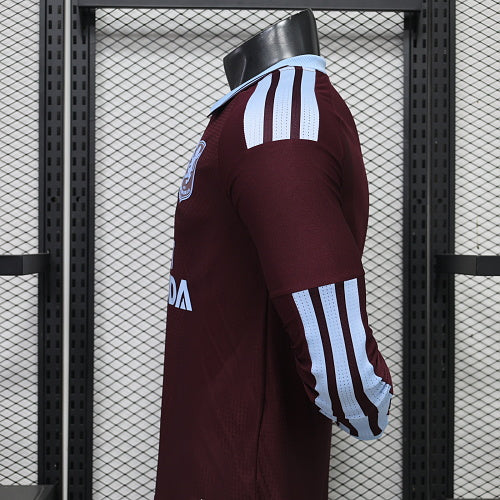 Aston Villa Home Long-Sleeve Player Jersey