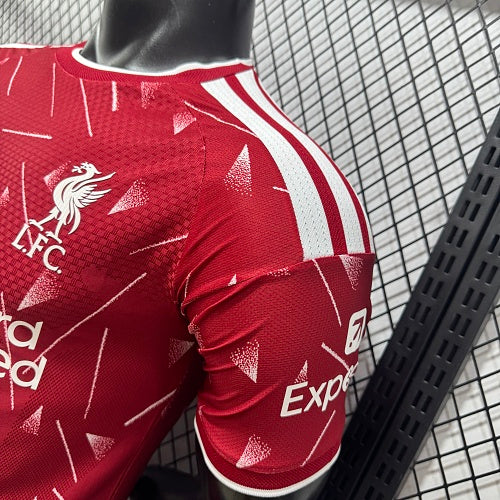 2026-2027 Liverpool Player Version Home Short Sleeve Jersey Personalized PL UCL Patch