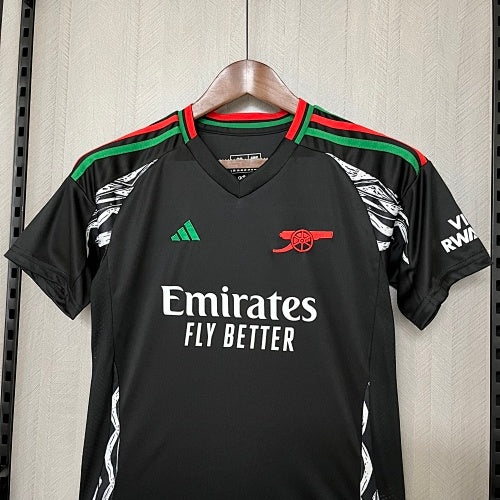 Kids Arsenal FC 2024-25 Away Jersey | Custom Name & Number | UCL or Premier League Patch | Sizes 16–28