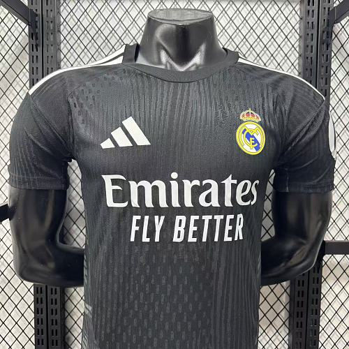 2026/27 Real Madrid Black Goalkeeper Short Sleeve Jersey Personalized