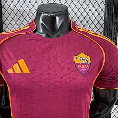 AS Roma 2025-26 Home Jersey – Player Version | Short Sleeve | S–2XL