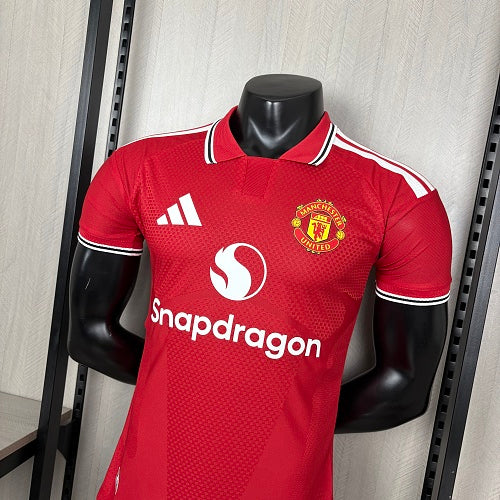 2026/27 Manchester United Home Jersey Player Version #10 Cunha