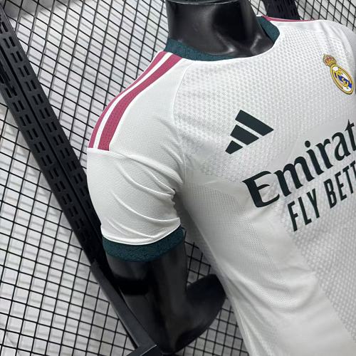 2026/27 Real Madrid Player Version Home White Jersey UCL Patch Personalized
