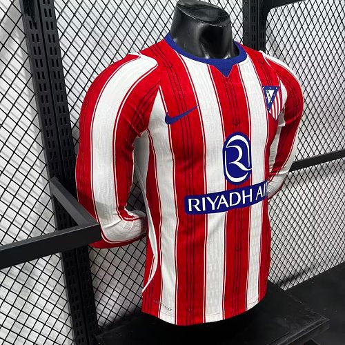 Atlético Madrid 2026–2027 Home Long-Sleeve Jersey – Sørloth #9