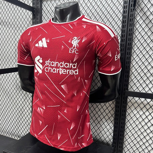 2026-2027 Liverpool Player Version Home Short Sleeve Jersey Personalized PL UCL Patch