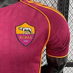 AS Roma 2025-26 Home Jersey – Player Version | Short Sleeve | S–2XL
